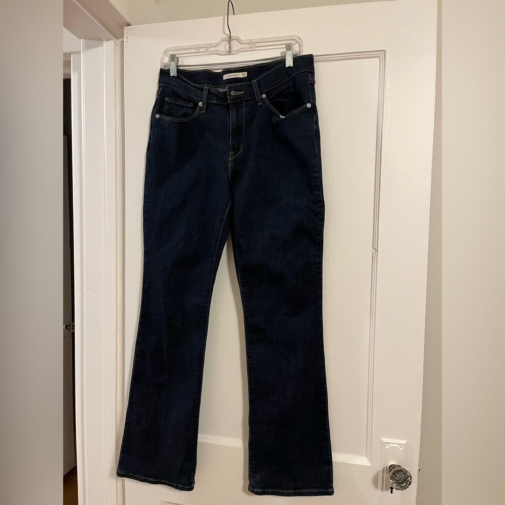 Levi's Dark Blue Flare Jeans